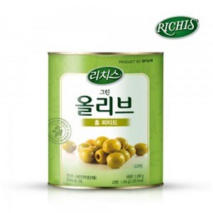 3965. 그린 올리브 피티드 홀 - 동서3kg, 1개, 3kg