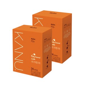 카누 너티 카라멜 라떼 원두커피믹스, 17.3g, 24개입, 2개