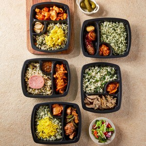 띵커바디 식단관리 도시락 시즌 6 (5종 X 1팩씩), 220g, 1개