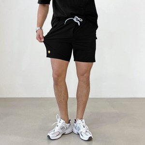 빠델 여름 쿨 스마일 스판 밴딩 반바지