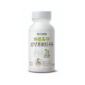 파스퇴르 산양유 프로틴 우유 180ml, 18개