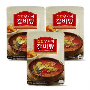 진한 우거지 갈비탕 3개, 600g