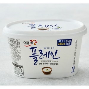 빙그레 요플레 플레인 화이트 (달지않은 요거트) 430g x 6개, 6