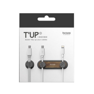 솔츠코리아 T UP 케이블홀더 2세대, 블랙월넛, 10개