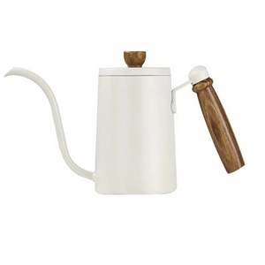 Sifei 로즈우드 핸들 커피 드립주전자 600ml, 1개, Beige, 1개 Beige