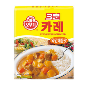 오뚜기3분 카레 약간매운맛, 200g, 26개