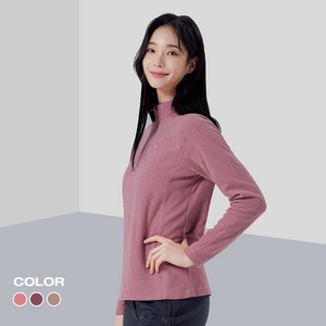콜핑 2004TK463W 보온 기모 여자 겨울 집업 티셔츠