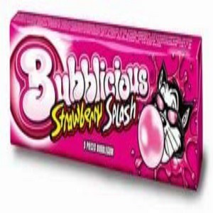 Bubblicious stawbey 18x  Total weight 738 g 거품이 많은 딸기 18x  총 무게 738g, 1개, 738g