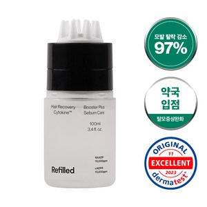 리필드 사이토카인 탈모증상완화 헤어토닉 부스터 세범케어 헤어앰플, 1개, 100ml