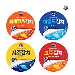 사조참치 안심따개 85G 4종 (마일드/살코기/고추참치/찌개전용) 골라담기, 찌개전용, 1개