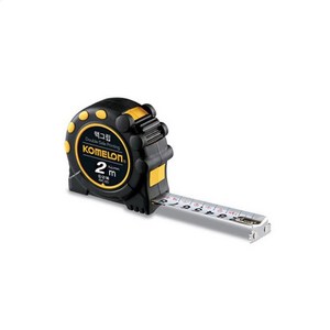 el_102 가정용 비상용 건축용 산업용 인테리어 목공 집꾸미기 DIY 측정 측량 공구 양면눈금 줄자 2m, 1개