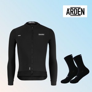 아덴바이크 겨울용 자전거 기모 저지 옷이 말려 올라가지 않는 자전거 상의 논 스탠다드 써멀 롱 져지 자전거옷 [사이즈 무료 교환]