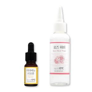 맑을담 이데베논 앰플 만들기 키트 110ml 에센스/세럼, 이데베논10ml+로즈워터100ml+미스트공병