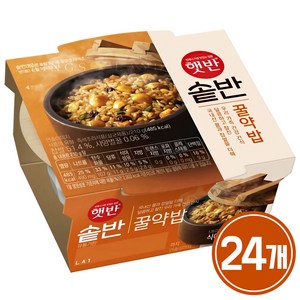 햇반 솥반 꿀약밥, 210g, 24개