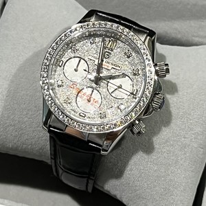 블랙/브라운 파가니 디자인 PD-1730 볼드 큐빅 가죽 시계 Pagani Design PD-1730 Bold Cubic Leather Watch 여성 가죽손목시계 큐빅시계