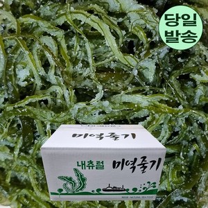 [삼화해조류] 완도 염장 미역줄기 4kg, 1개