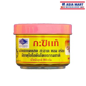 태국 P.POWER 쏠티드 쉬림 페이스트 까피 새우젓 90g 가피 / Salted Shrimp Paste, 1개