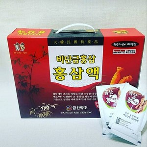 비단금홍삼 홍삼액, 50개, 100ml