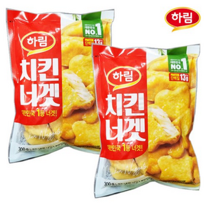 하림 치킨너겟 300g, 2개