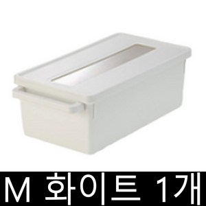 이노마타 DVD보관함 CD보관 만화책 라면 팬트리 수납정리함 리빙박스 2type, 1개, White