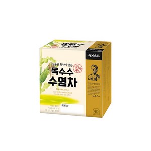 [쌍계명차 본사공식] 옥수수 수염차 40티백, 52g, 40개입, 1박스