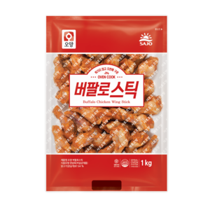 사조오양 버팔로스틱 수입산 1kg, 2개