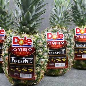Dole 스위티오 파인애플 중대과, 1.3kg내외, 9개