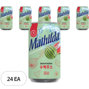 마틸다 수박주스, 24개, 330ml