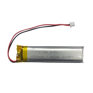 리튬폴리머배터리 충전지 530mAh YJ701558, 1개입, 1개