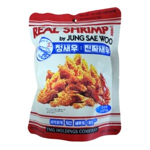 정새우 진짜새우 오리지널맛, 50g, 8개