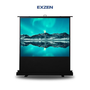 엑스젠 고급 빔스크린 유압식스크린 국내 최대 높이 100인치(EV-MV100), 100인치 4:3