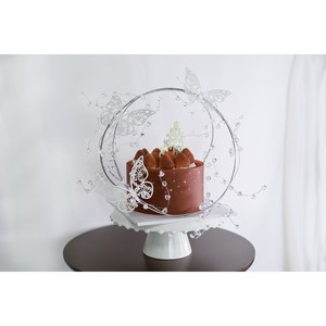 보들램 케이크 데코 케익꾸미기 프로포즈 기념일 브라이덜샤워 케익데코 토퍼, 케익 데코링, 1개