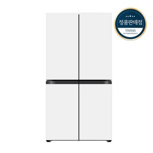 [색상선택형] LG 오브제 양문형 메탈 디오스 베이직 컬렉션 냉장고 방문설치 LG4도어냉장고