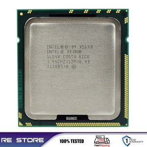 중고 인텔 제온 X5690 3.46GHz 12MB 6 코어 LGA 1366 SLBVX CPU 프로세서, 한개옵션0