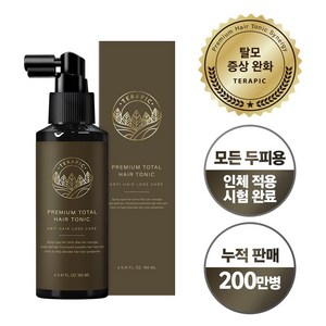 테라픽 프리미엄 토탈 헤어토닉, 160ml, 3개