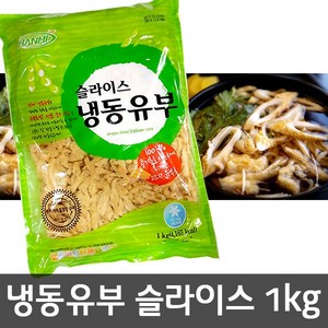 한미식품 유부(슬라이스) 1Kg, 1개, 1개입