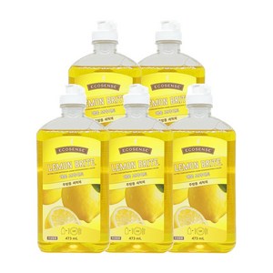 멜라루카 주방세제 레몬 브라이트 473mL 레몬향 X 5개 + 새부리마스크 2매 증정
