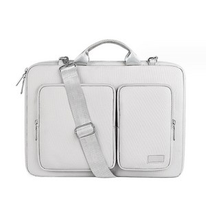 구즈파크 삼성 맥북 노트북 가방 14 15 15.6인치, 라이트그레이