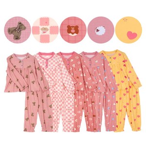 23'FW 여아동 잠옷 파자마 홈웨어 상하세트