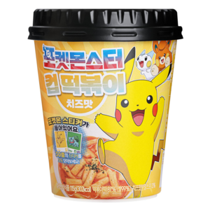 [포켓몬스터] 포켓몬 컵떡볶이 치즈맛, 115g, 4개