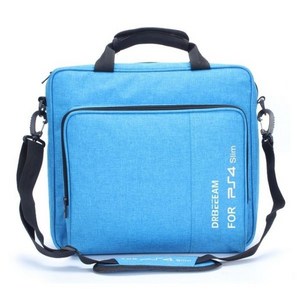 YK 을 위한 PS4 / PS4Pro Slim Game Sytem Bag PlayStation 4 콘솔 보호 어깨 운반 가방 핸드백 캔버스 케이스를위한 원래 크기 캔버스 가방