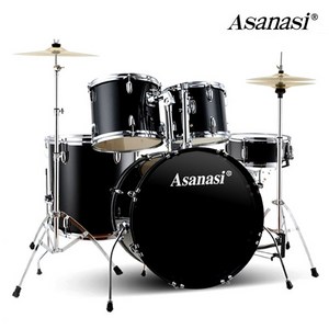 ASANASI 정품 5구 드럼세트 풀세트+의자+스틱 증정, 드럼색상선택, 1개