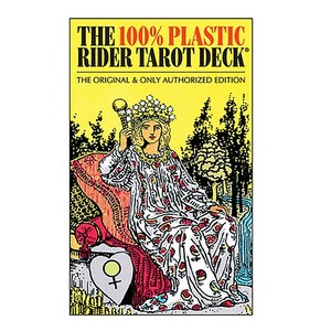 플라스틱 라이더 웨이트 타로카드 초보용타로 Rider Waite Tarot, 1개