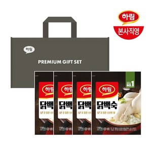 하림 명절선물세트 닭백숙세트 (1.1kgx4봉), 1.1kg, 4개