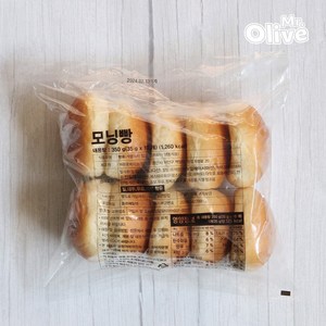 유로베이크 모닝빵 350g (35g X 10개) 냉동빵, 1개