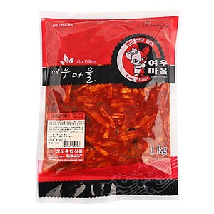 여우마을 양념무말랭이1kg여우마을, 1kg, 없음, 1개