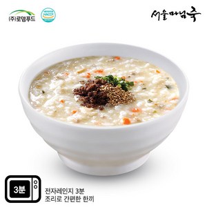 로뎀푸드 서울마님죽 한우소고기죽 500g 3팩 SET [TG004], 3개