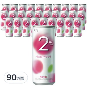 이프로 부족할때 복숭아, 240ml, 90개