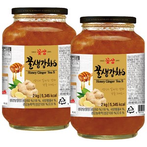 꽃샘 꿀생강차 S, 2kg, 1개입, 2개