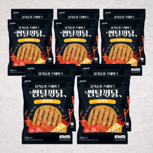 재미어트 썸탈꺼닭 소스 닭가슴살 스테이크 피자 맛 (냉동), 10개, 120g